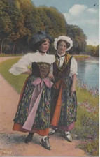 Carte postale Alsacienne et Lorraine.