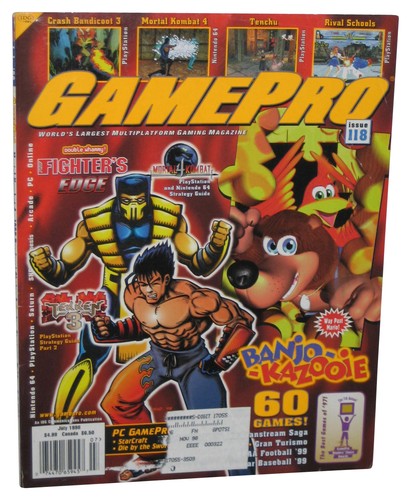 Gamepro juillet 1998 magazine - juillet,