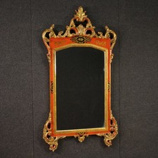 Miroir toscan en bois laqué