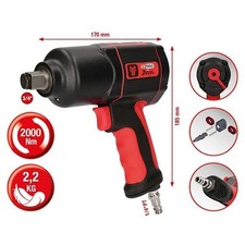 KS TOOLS 3/4" THE DEVIL Clé à chocs à air comprimé haute performance, 2000Nm