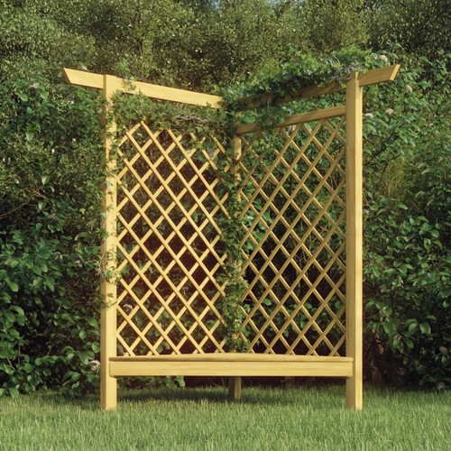 Bois pin imprégné pergola - bois,