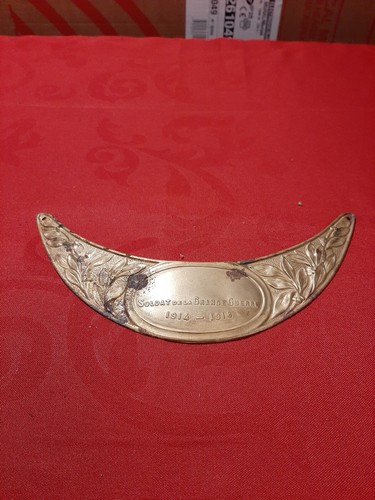 Plaque casque adrien - plaque,