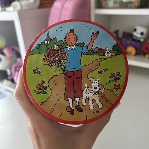 Boite métallique tintin