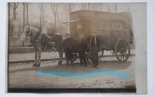 cpa-Carte Photo-59-LILLE - Attelage -  Déménagements Geneviève DOREZ Gros Plan.