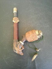 PIPE EN BOIS SCULPTE ANCIENNE
