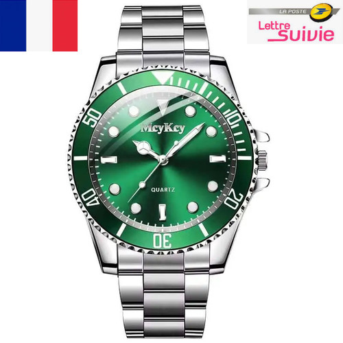 Montre homme grand cadran - grand,