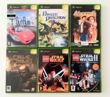 lot 6 jeux xbox 1ère génération Shenmue Out Run Panzer Dragoon Lego Star Wars