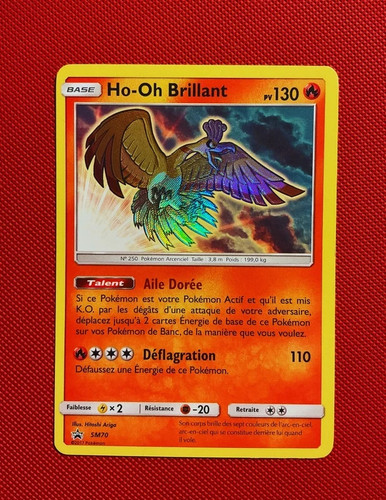 Carte pokémon ho oh - pokémon, :