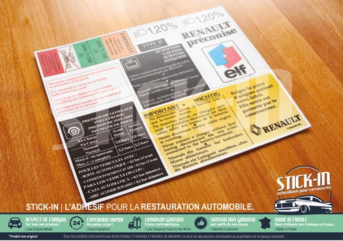 Stickers autocollants - 9,
