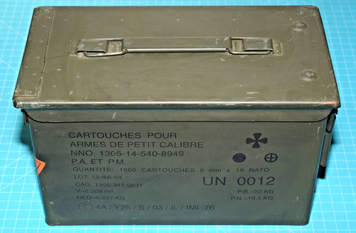 Caisse munitions militaire - caisse,