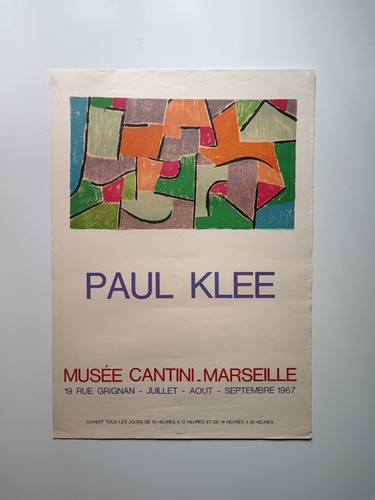 Paul klee affiche - paul, exposition