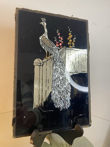 Iran peinture sous verre - peinture,