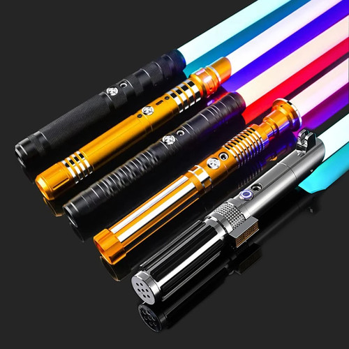 Rgb metal handle lightsaber - metal,