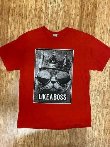 Cat like boss t shirt - cat,