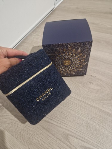 Trousse vanity tweed chanel - vanity,