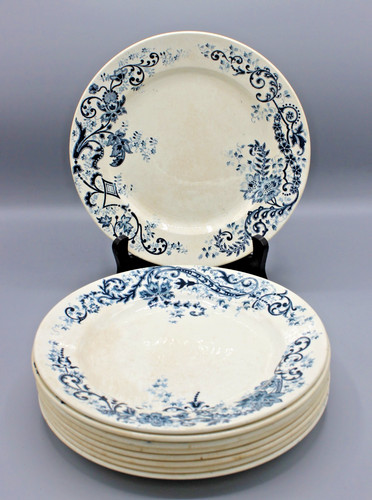 Lot assiettes plates - 9,