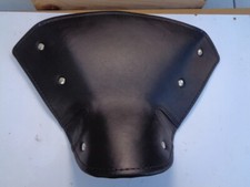 dessus de selle cuir noir pour