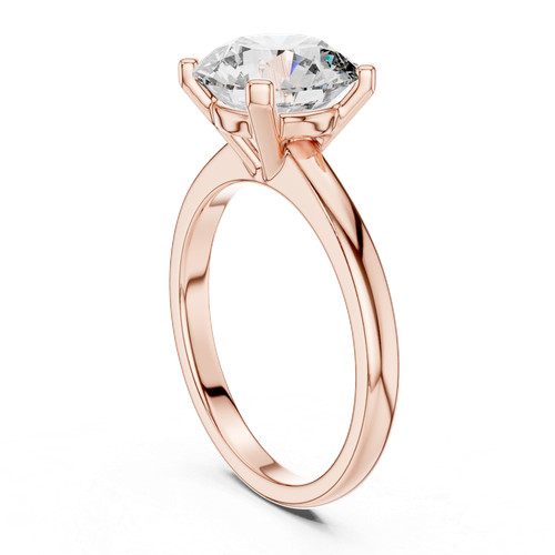 Bague diamant rond vvs - vvs, couleur
