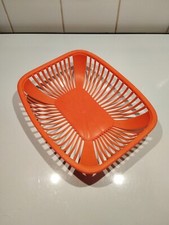 Panière Panier Plastique Vintage 20x25cm