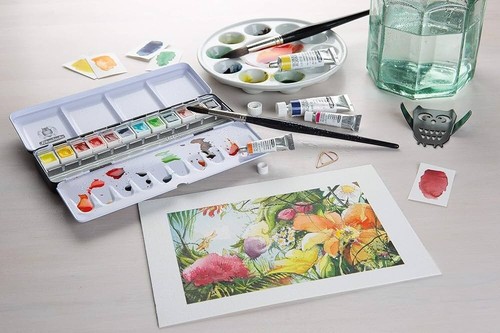 Schmincke aquarelle godet - 1/2,