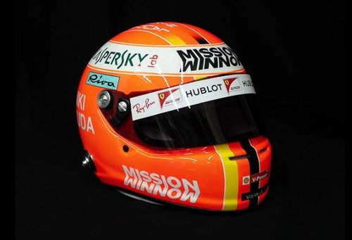 Signed sebastian vettel - sebastian, helmet
