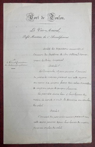Amiral louis dubourdieu - ls,