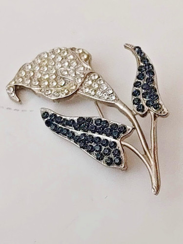 Broche florale vintage - florale,