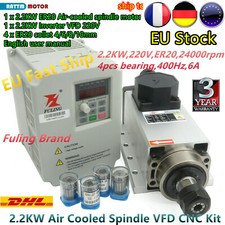 2.2KW ER20 Moteur de broche