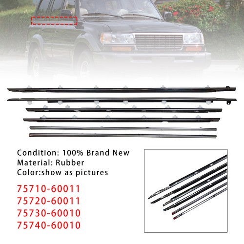 6pcs door belt molding pour - door,