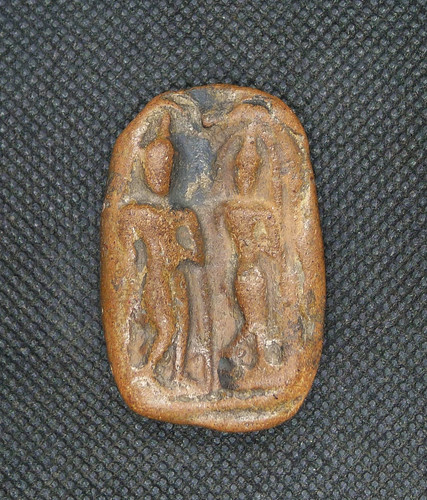 Plaque votive terre cuite - terre,
