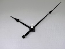 horloge géante mécanisme grandes aiguilles XXL poire 25/38cm cadran très épais