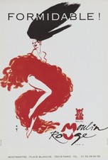 René Gruau, Années 1980 - FORMIDABLE - Affiche Vintage Originale