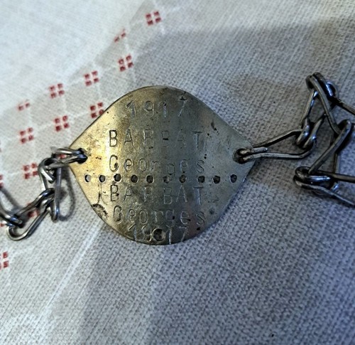 Plaque identité soldat - ,