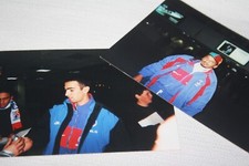 2 véritable photos )) YOURI DJORKAEFF & BERNARD LAMA ...PSG retour