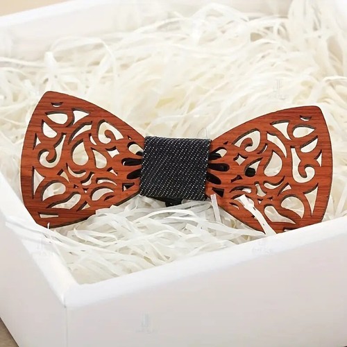 Noeud papillon bois - noeud, de