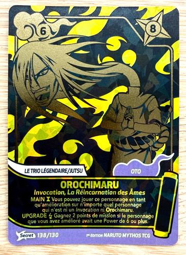 Carte naruto mythos tcg - carte,