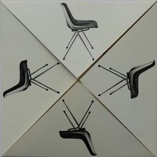 RARE BROCHURE FRANÇAISE POUR CHAISES HILLE POLYPROP, ROBIN DAY, LAMBERT BEAL - 1965