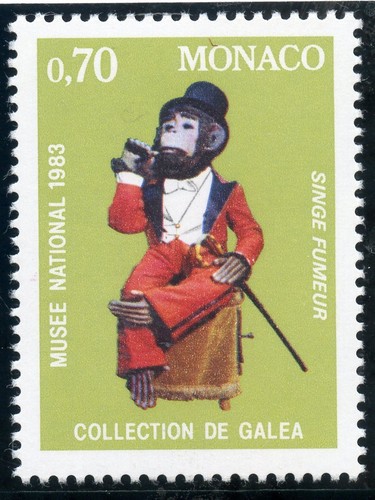 Stamp timbre monaco n - de, n°