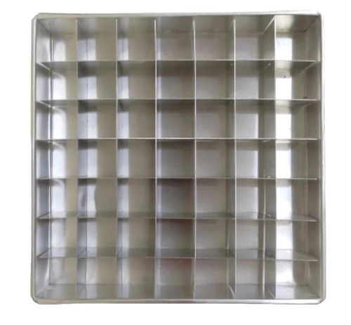 Brownie divider pan aluminum - divider,