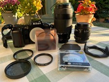 NIKON F601 + Zoom NIKON  AF  NIKKOR  35-70 mm + tamron 90-300