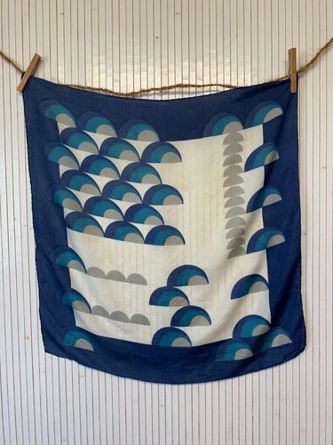 Foulard carré soie - carré, vintage
