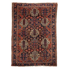 Tapis Asiatique Ancien Coton
