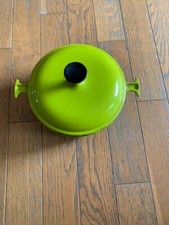 Cocotte verte Le Creuset 23 vintage en bon état  