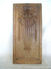 PANNEAU DE BOIS SCULPTE /