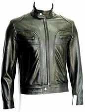 Blouson moto homme en peau
