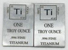 2 X 1 Once Oz Barre En Titane