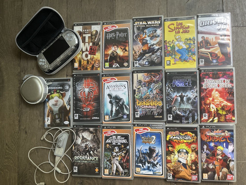 Console sony psp 3000 argent - console, psp-3000