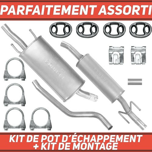 Kit pot échappement - kit, d’échappement