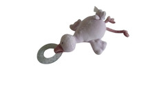Doudou peluche hochet oie comme neuf Jacadi