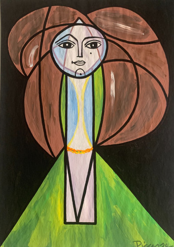 Dessin original gouache - dessin,